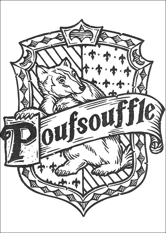 Plansa de colorat cu Harry Potter 147 54